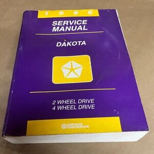 1996 Dodge Dakota Service Repair Manual 2 Wheel Drive 4 Wheel Drive models